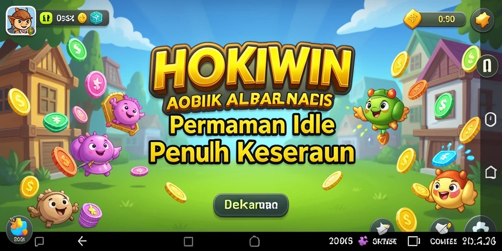 Tampilan gameplay HOKIWIN dengan elemen Idle yang menarik.