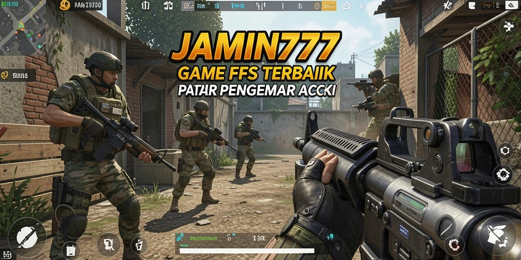 Gambaran gameplay menegangkan dari JAMIN777 dalam aksi FPS.
