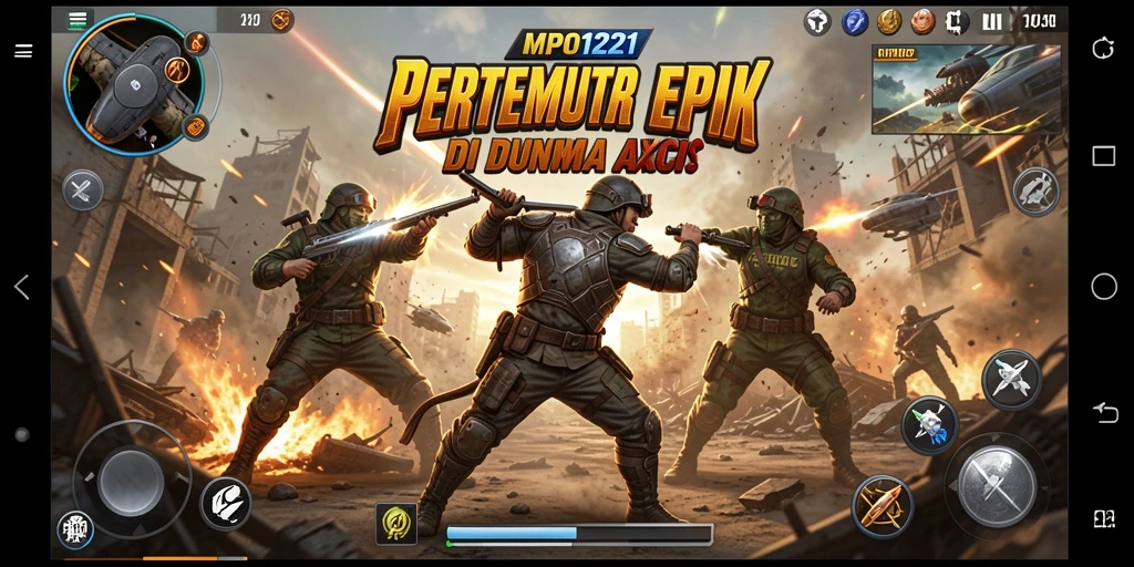 Gameplay MPO1221 yang mendebarkan dan penuh aksi.