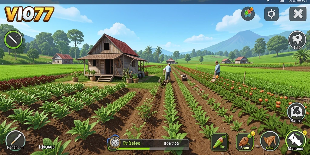 Gameplay menarik dengan grafis pertanian yang memukau.