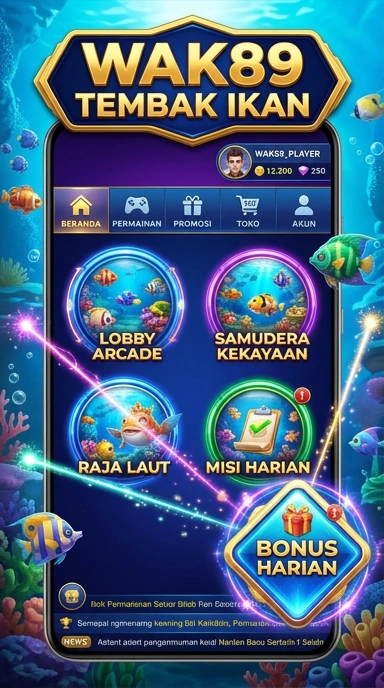 Tampilan utama aplikasi wak89 yang memudahkan pencarian aplikasi.